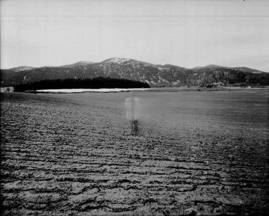 Steven R Holloway / dance anywhere® - 2011 pinhole photo taken at Open Glaciated Colville River Valley