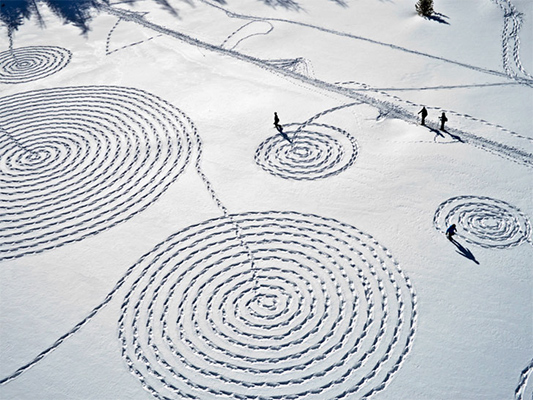 Snow Drawing