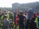 Dancing at Malcolm X Elementary School